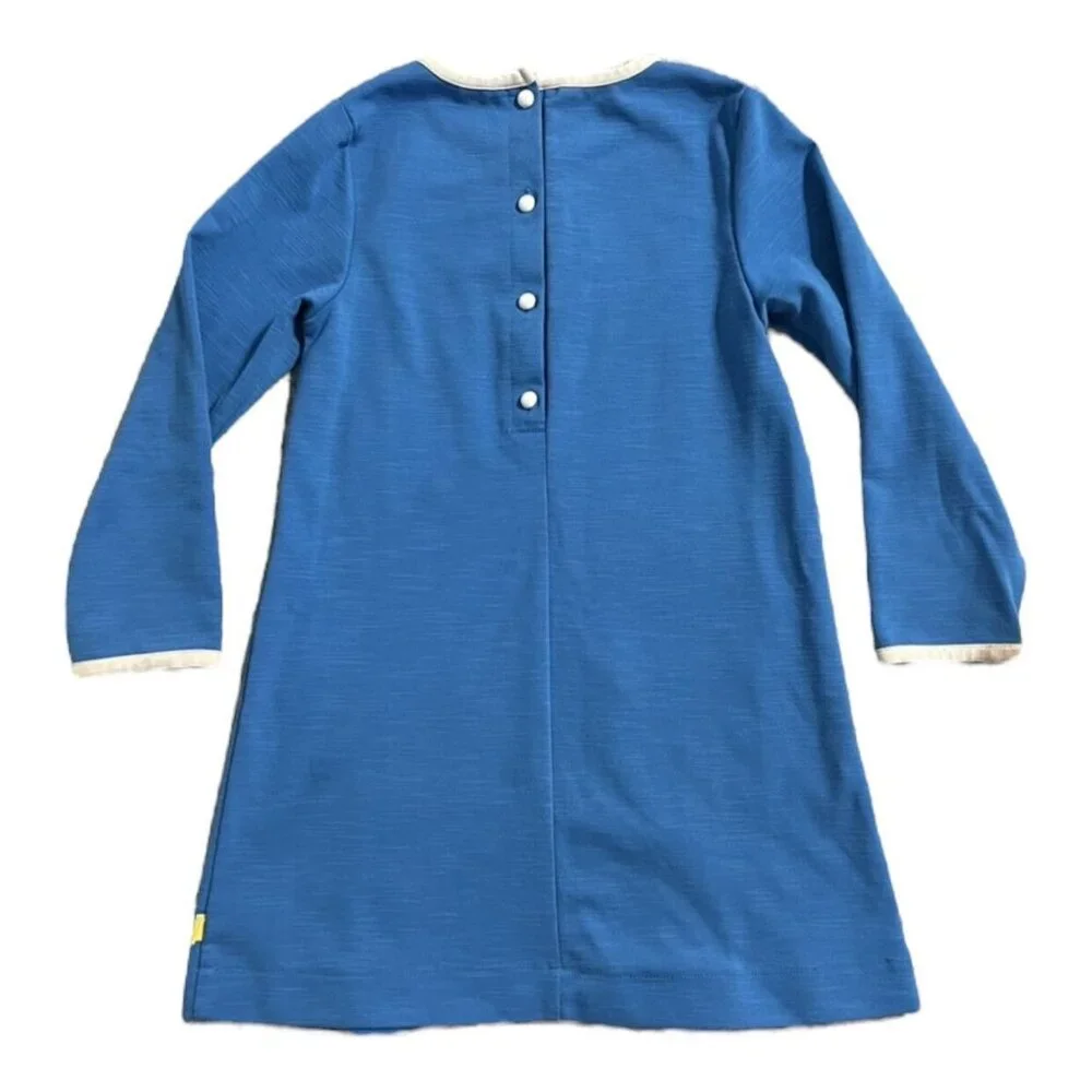 Little Bird By Jools Oliver 4-5Y Blue Retro Style Dress
